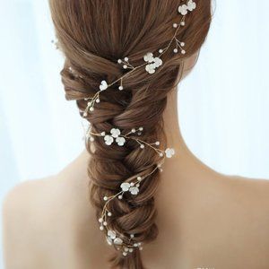 Wedding headpiece Bridal Bride Prom Hair Vine